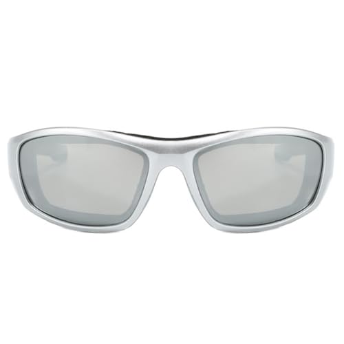 ASIEIT Motorrad-Sonnenbrille, winddicht, Radfahren, Schutzbrille, UV-Schutz, Mountainbike-Brille for Outdoor-Sport (grau) von ASIEIT