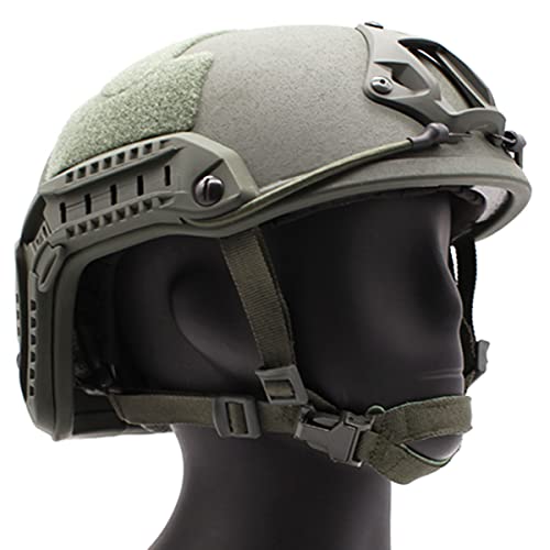 ASMDDCC MilitäRischer Schneller Helm - NIJ IIIA Kugelsicherer Helm, Leichter, Bequemer, Verstellbarer Ballistischer Helm für Airsoft-Jagd-Kriegsspiele,OD von ASMDDCC