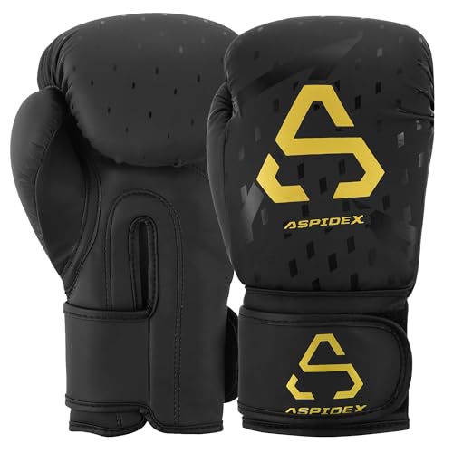 Boxhandschuhe Boxhandschuhe Kampf Boxen Muay Thai MMA Training (8oz) von ASPIDEX