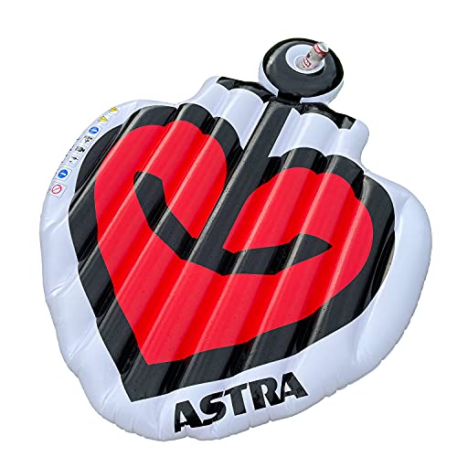 ASTRA Bier XXL Luftmatratze Badeinsel Herzanker, aufblasbar, 170 x 140 cm, Pool- und Badespaß aus St.Pauli von ASTRA