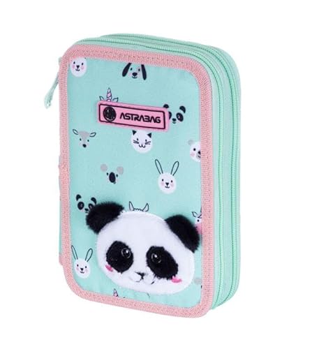 ASTRABAG 503023025 TEDDY PANDA Mäppchen, Green von ASTRABAG