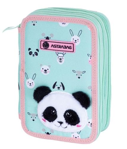 ASTRABAG 503023050 TEDDY PANDA Mäppchen, Green von ASTRABAG