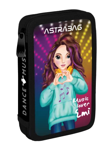 Single Pencil case Without Equipment with 2 Claps ASTRABAG TOP Teens EMI, AC1 von ASTRABAG