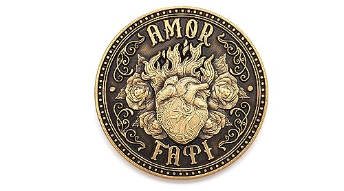 ASVP Shop Amor Fati Coin - Stoische Münze - Herausforderungsmünze für die tägliche stoische Praxis von ASVP Shop
