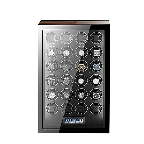 ASYHONG WatchAutomaticWatchWinderWithLightQuietMotorLCDTouchscreenDisplayAndRemoteControlLEDBacklightAdjustableWatchPillowsForUniversalWatch Needed KeYJ von ASYHONG