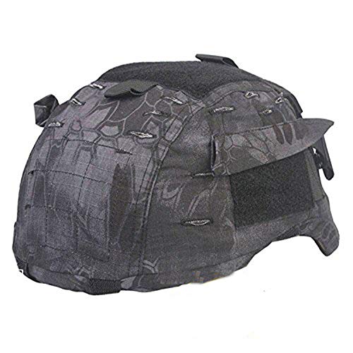 ATAIRSOFT Emerson Airsoft Taktische Helmabdeckung für Military Mich 2001 Ver2 / ACH Helm mit Rückentasche (TYP) von ATAIRSOFT