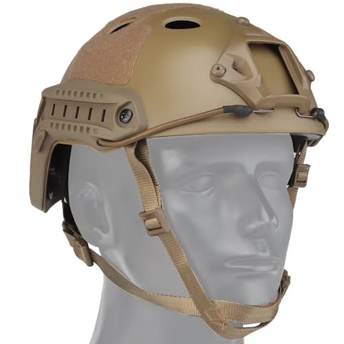 ATAIRSOFT PJ Stil Verstellbar Einstellbarer SWAT Schneller Helm für Armee Militär CQB Kampf Taktisch Paintball (DE,XL)… von ATAIRSOFT