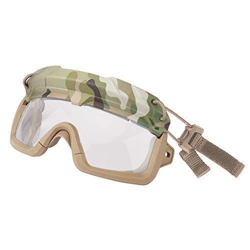 ATAIRSOFT Taktisch Anti Nebel Sicherheitsschutz 2 Modi Schutzbrille Brille für Airsoft Militär Wandern Paintball Jagd (MC) von ATAIRSOFT