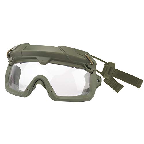 ATAIRSOFT Taktisch Anti Nebel Sicherheitsschutz 2 Modi Schutzbrille Brille für Airsoft Militär Wandern Paintball Jagd (OD Grün) von ATAIRSOFT