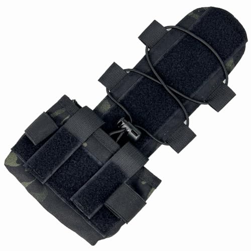 ATAIRSOFT Taktische Helm-Batterietasche, Balance-Gewichtstasche, Gegengewicht für Jagd, Airsoft (MCBK) von ATAIRSOFT