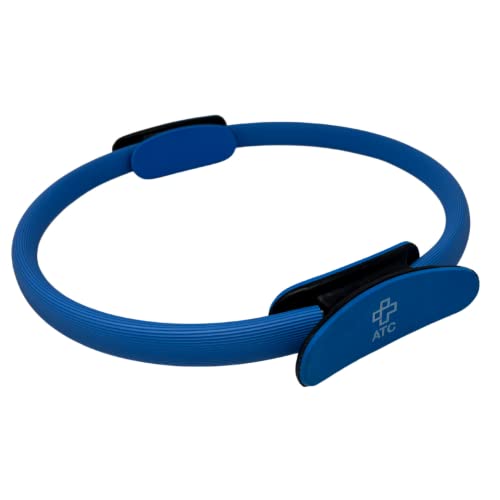 ATC Handels GmbH Pilates Ring 38cm für Widerstandstraining mit rutschfesten Griffen - Trainingsgerät für Core-Training, Zuhause, Yoga und Fitness, blau von ATC Handels GmbH
