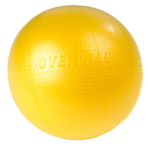 Overball 23cm BLAU ROT GELB PILATESBALL Gymnastikball, Yoga Übungsball, Yogaball, Soft Pilates, Therapieball, GYMNIC (gelb) von ATC Handels GmbH