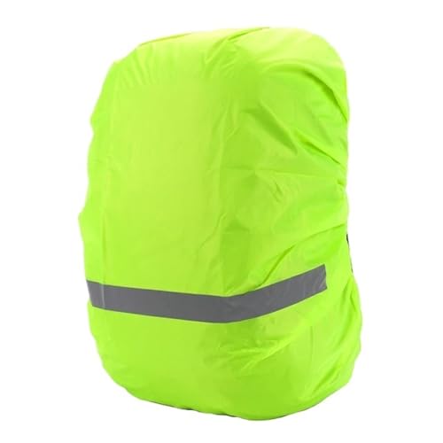 ATEUXOL wasserdichte Schutzhülle für Rucksäcke 2Pcs 10-70L Rucksack Regen Abdeckung Outdoor Reise Wandern Klettern Tasche Faltbare Mit Reflektierende Streifen Regenschutz(A-Green XL60-70L) von ATEUXOL