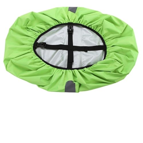ATEUXOL wasserdichte Schutzhülle für Rucksäcke 2Pcs Reflektierende Regen Abdeckung Rucksack 20L 35L 45L 60L Tasche Outdoor Camping Wandern Klettern(20L,Type B-Green) von ATEUXOL
