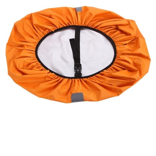 ATEUXOL wasserdichte Schutzhülle für Rucksäcke 2Pcs Reflektierende Regen Abdeckung Rucksack 20L 35L 45L 60L Tasche Outdoor Camping Wandern Klettern(50-70L,Type A-Orange) von ATEUXOL