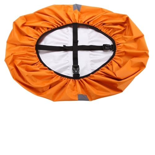 ATEUXOL wasserdichte Schutzhülle für Rucksäcke 2Pcs Reflektierende Regen Abdeckung Rucksack 20L 35L 45L 60L Tasche Outdoor Camping Wandern Klettern(Other,Type B-Orange) von ATEUXOL