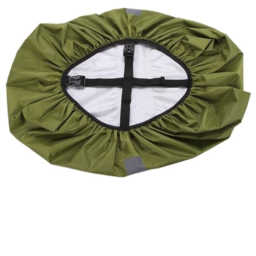 ATEUXOL wasserdichte Schutzhülle für Rucksäcke 2Pcs Reflektierende Regen Abdeckung Rucksack 20L 35L 45L 60L Tasche Outdoor Camping Wandern Klettern(Other,Type B-green1) von ATEUXOL