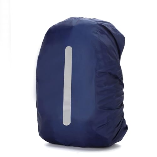 ATEUXOL wasserdichte Schutzhülle für Rucksäcke 2Pcs Regen Abdeckung Rucksack Reflektierende 20L 35L 45L 60L Tasche Outdoor Camping Wandern Klettern Regenschutz(20L,Type A Old Blue) von ATEUXOL