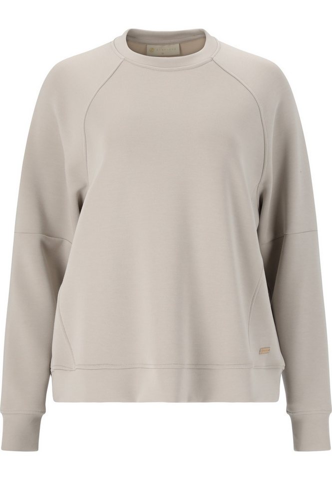 ATHLECIA Sweatshirt Jacey WCrew Neck Damen Freizeit-/ Sport-Sweatshirt beige von ATHLECIA