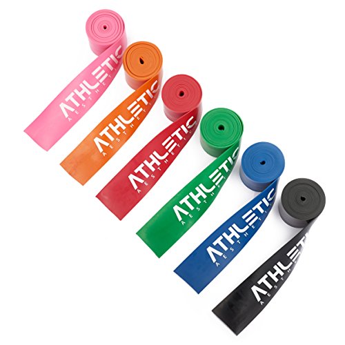 ATHLETIC AESTHETICS Floss Band/Voodoo Band + Tasche und GRATIS Übungsanleitung [1,5mm] für Physiotherapie, Triggerpunktbehandlung und zur Selbstmassage (pink) von ATHLETIC AESTHETICS