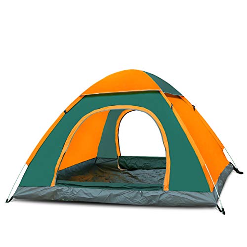 ATHUAH 1-2 2-3 3-4 Personen Campingzelt, Insektenschutz für Belüftung und Belüftungszelt, Zelt für Picknick/Wandern/Angeln/im Freien, grüne Tür, 3 bis 4 von ATHUAH