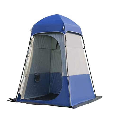 ATHUAH ATHUAH Zelte Campingzelt Einzelzelt mit 5 Mesh-Fenstern, Winddicht, regenfest, Sonnenschutz für Outdoor-Angeln, Duschen, Outdoor-Zelt, Wandern und Reisen (blau: A, Größe: 160 cm x 160 cm x 240 von ATHUAH