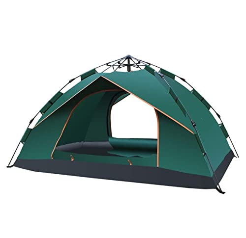 ATHUAH ATHUAH Zelte Campingzelt Outdoor Camping Faltzelt Automatisches Picknickzelt Einfaches Schnellöffnungszelt Außenzelt zum Wandern Campingzelt Wandern und Reisen (Blau: Grün, Größe: 210 x 200 x von ATHUAH