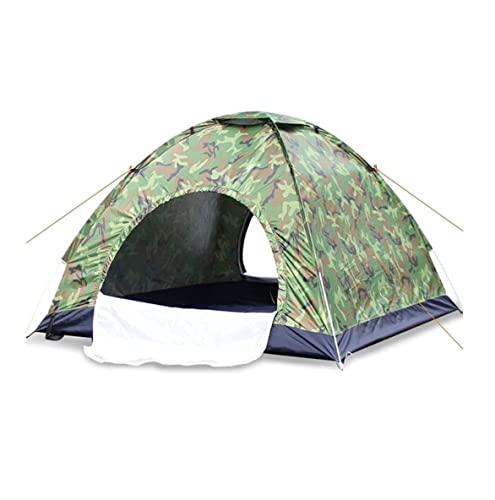 ATHUAH ATHUAH Zelte Campingzelt Tarnung Regenfest Wandern Ping-Zelt Wasserdichtes Anti-UV-Oxford-Tuch Automatisches Schnellöffnen Outdoor-Zelt Zelt Wandern und Reisen (Größe: 200 x 150 x 110 cm) von ATHUAH