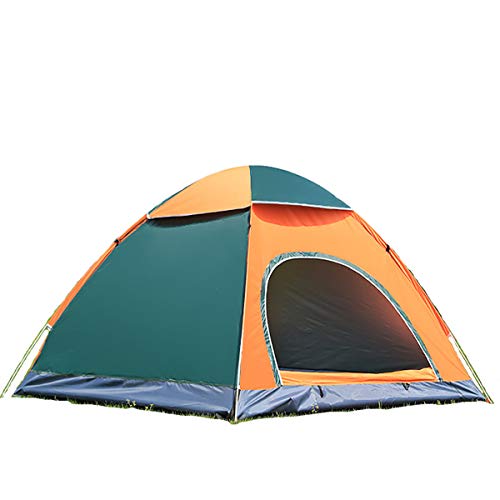 ATHUAH Campingzelt für 1–2, 2–3, 3–4 Personen, Insektenschutz für Belüftung und Belüftungszelt, Zelt für Picknick/Wandern/Angeln/im Freien, gelbe Tür, 3 bis 4 von ATHUAH