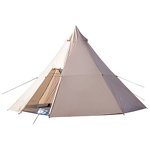 ATHUAH Indisches Tipi-Zelt für den Außenbereich, ultraleichtes Tipi-Zelt, wasserdichtes Familien-Pyramidenzelt für Rucksackreisen, Camping, Wandern, Bushcraft, Reisen, Wintercamping von ATHUAH