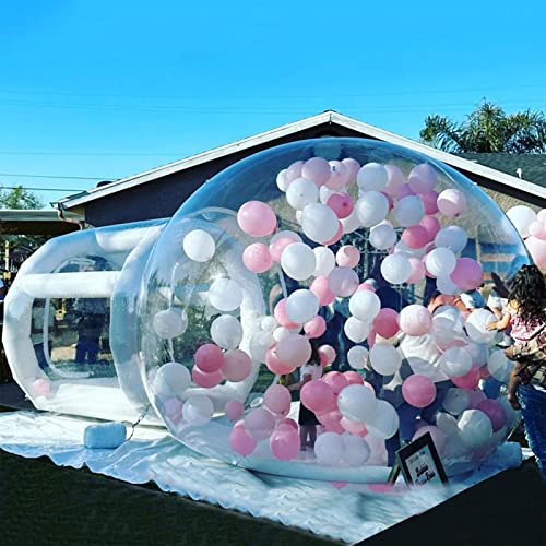 ATHUAH Transparentes aufblasbares Blasenhaus – mobiles transparentes Kuppelzelt für Outdoor-Abenteuer – wasserdicht und winddicht für Camping, Hochzeit, Ausstellung, Partys und Ausflüge zu malerischen von ATHUAH