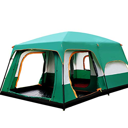 ATHUAH Zelt-Camping-Zelt-Ausflug-Zelt mit Zwei Schlafzimmern, großes Raum-Camping-Zelt für Wanderreisen von ATHUAH