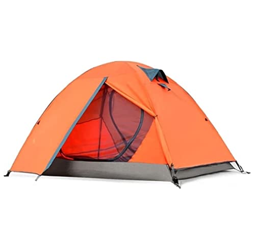 ATHUAH Zelte Campingzelt Bergwanderzelt Doppeltes Campingzelt Regen- und Sonnenschutz Outdoor-Reisezelt Faltmarkise 2 Personen Tente Wandern und Reisen (Blau: A, Größe: 210 * 140 * 110 cm) von ATHUAH