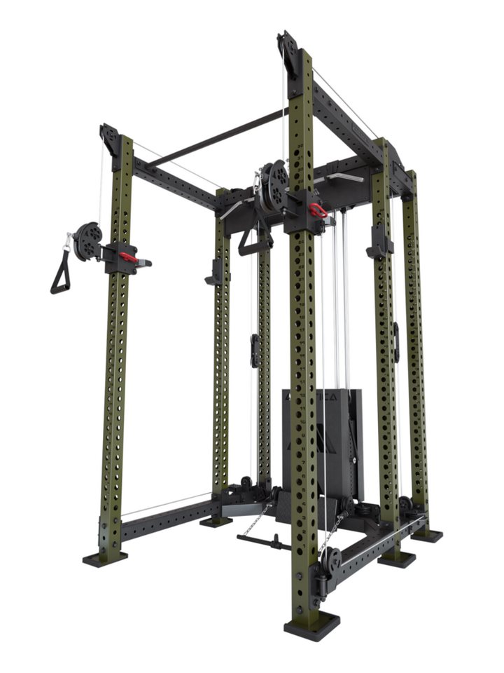 ATLETICA Power Rack R8 Alpha, Power Rack, 180kg Steckgewichte, 6 Farben von ATLETICA