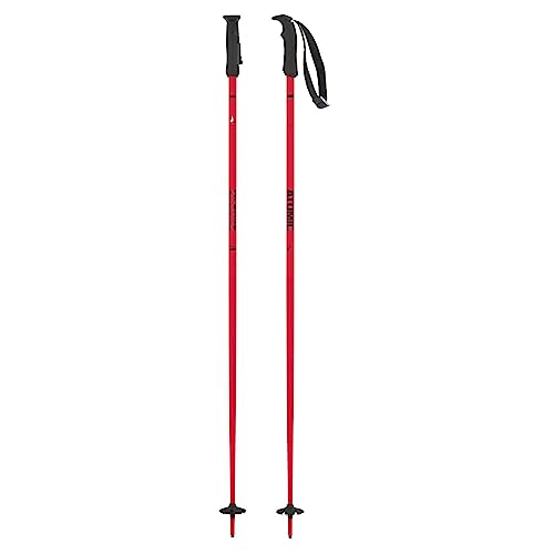 ATOMIC AMT Skistöcke - Rot - Länge 135 cm - Hochwertiger 3* Aluminium Skistock - Ergonomischem Griff am Stock - Verstellbare Handschlaufe - Stöcke mit 60mm-Pistenteller von ATOMIC