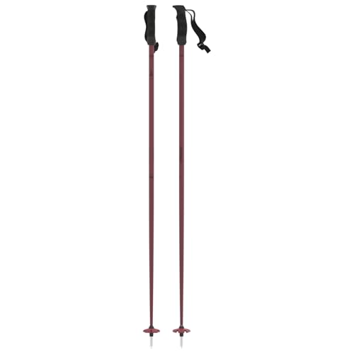 ATOMIC CLOUD Skistöcke - Maroon - Länge 125 cm - Hochwertiger Aluminium-Skistock - Ergonomischer Griff für mehr Grip - Stock mit 60 mm Pistenteller - Einsteiger-Stöcke von ATOMIC