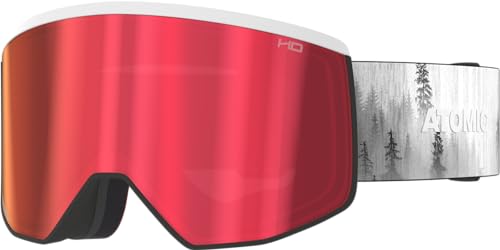 ATOMIC FOUR PRO HD Skibrille - Maverick - Skibrillen mit kontrastreichen Farben - Hochwertig verspiegelte Snowboardbrille - Brille mit Live Fit Rahmen - Skibrille für Brillenträger von ATOMIC