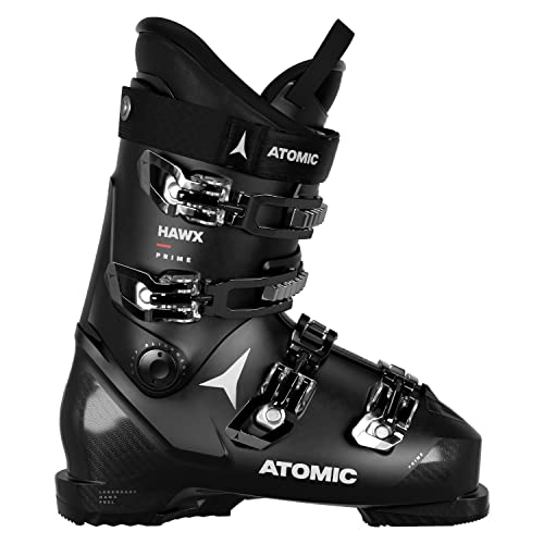 ATOMIC HAWX PRIME Skischuhe - Größe 27/27.5 - Alpin-Skischuh in Schwarz - Boots mit 3D Knöchel & Ferse für präzisen Sitz - mittelbreite Skistiefel für Ski-Anfänger von ATOMIC
