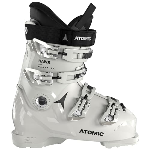 ATOMIC Hawx Magna 85 W Skischuhe - Größe 27/27.5 - Alpin-Skischuh für Damen in Weiß/Schwarz - 102mm breite Passform - Stabile Prolite Konstruktion - Memory Fit für präzisen Sitz von ATOMIC