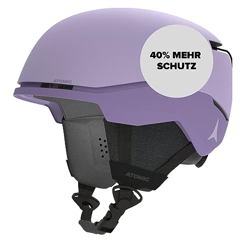 ATOMIC Four AMID Skihelm - Lavender - Größe S - Helm für max. Sicherheit - Skihelme mit komfortablem 360° Fit System - Snowboardhelm mit Belüftungssystem - Kopfumfang 51-55 cm von ATOMIC