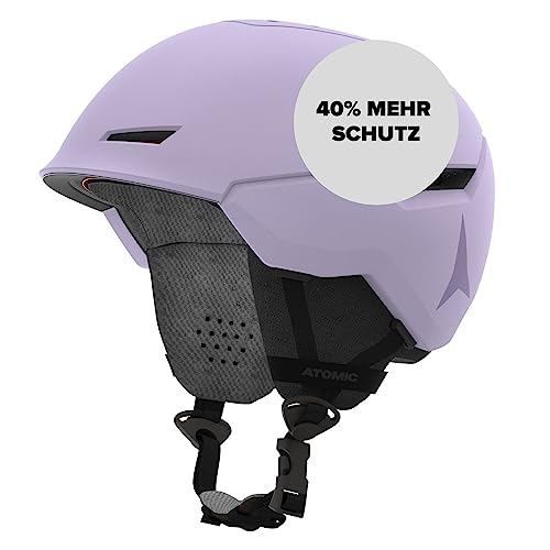 ATOMIC Revent Skihelm Lavender Größe M - Unisex für Erwachsene - Individuelle Passform für präzisen Sitz - Überlegener Aufprallschutz - Innovatives Belüftungssystem - Kopfumfang 55-59 cm von ATOMIC