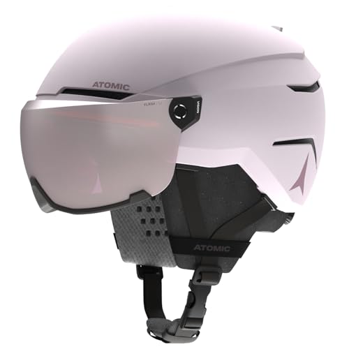 ATOMIC Unisex – Erwachsene Savor Visor JR Ski Helmet, Concrete, 48-52 von ATOMIC