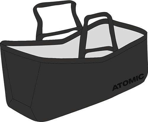 ATOMIC A Bag Family in Black I Praktische Snowboard/Skischuhtasche für den Winter- & Sommerurlaub I Familien Skischuh Transporttasche für Vier Paar Boots I Schmutzresistente Ganzjahres Sporttasche von ATOMIC