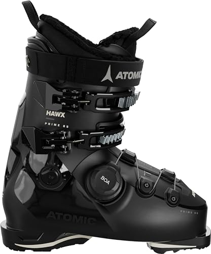 ATOMIC Women HAWX Prime 85 BOA W GW Alpine Boots, Black/Stone, 22/22.5 von ATOMIC