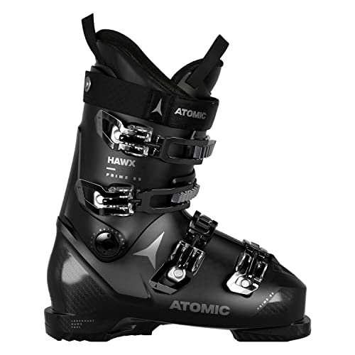 ATOMIC HAWX PRIME 85 W Skischuhe Frauen - Größe 27/27.5 - Alpin-Skischuh in Schwarz - Boots mit 3D Knöchel & Ferse für präzisen Sitz - mittelbreite Skistiefel für Fortgeschrittene von ATOMIC