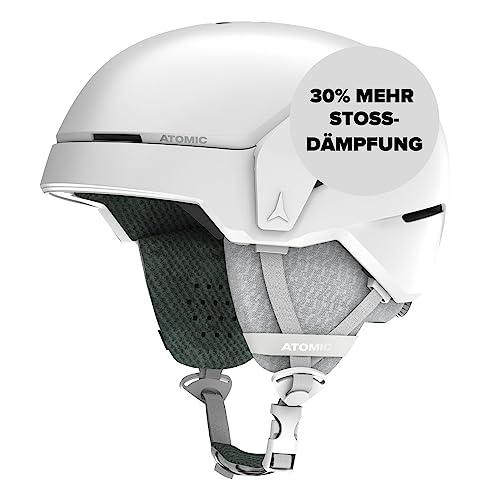 ATOMIC COUNT Skihelm - White Heather - Größe M - Helm für max. Sicherheit - Skihelme mit bequemem 360° Fit System - Snowboardhelm mit funktionellem Innenfutter - Kopfumfang 55-59 cm von ATOMIC