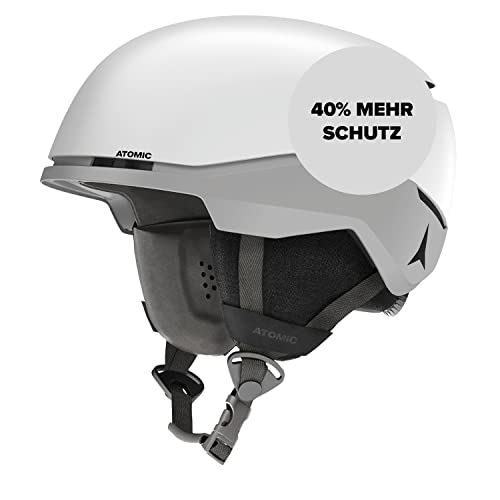 ATOMIC FOUR AMID Skihelm - Weiß - Größe S - Helm für max. Sicherheit - Skihelme mit komfortablem 360° Fit System - Snowboardhelm mit Belüftungssystem - Kopfumfang 51-55 cm von ATOMIC