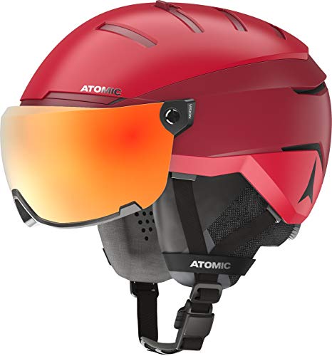 Atomic Savor Gt Amid Visor HD Helm, rot (rot), 55/59 cm von ATOMIC