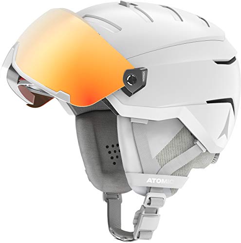 Atomic Savor GT AMID Visor HD Helm, Erwachsene, Unisex, Weiß Heather (Weiß), 51/55 cm von ATOMIC