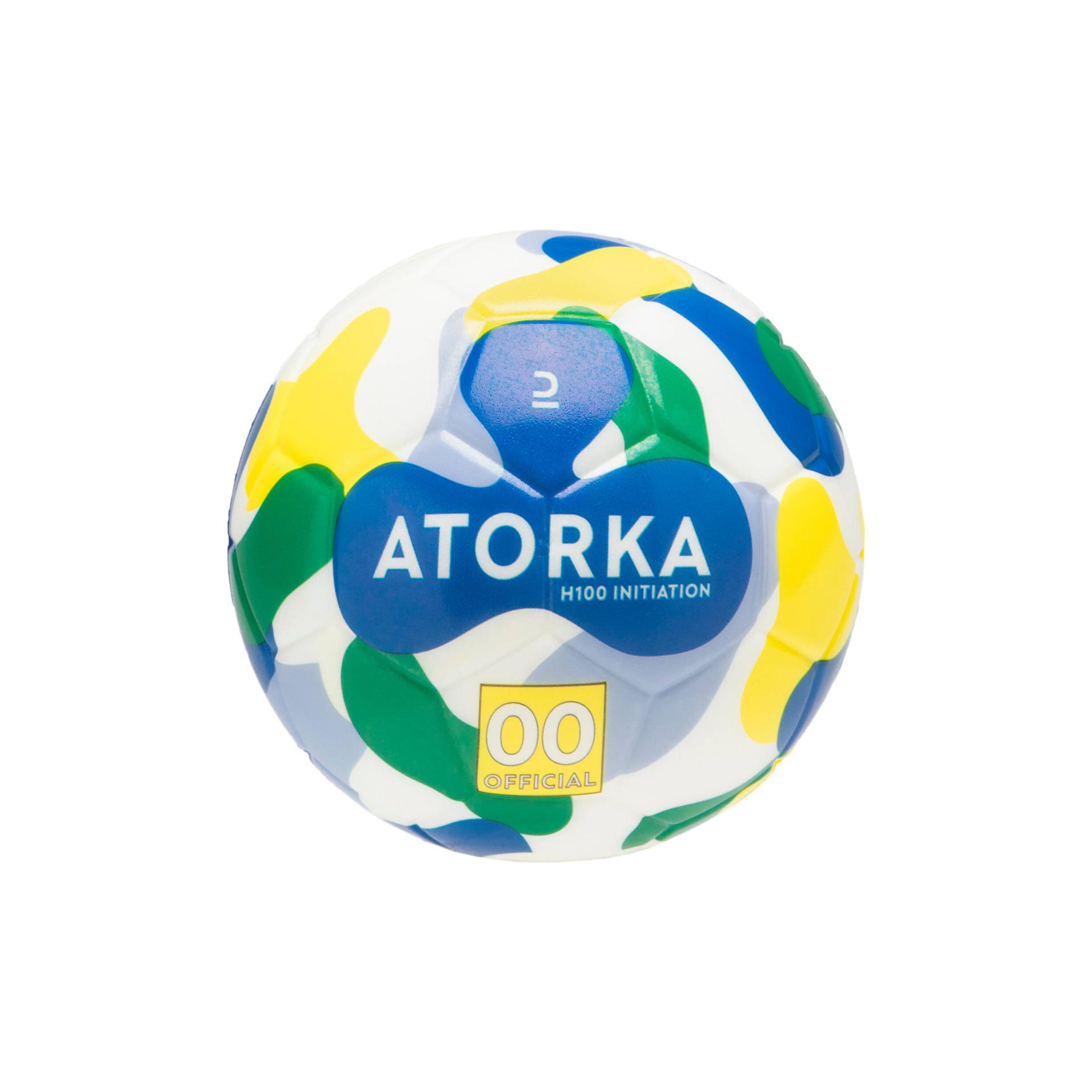 Kinder Handball Grösse 00 - H100 blau/gelb/grün von ATORKA